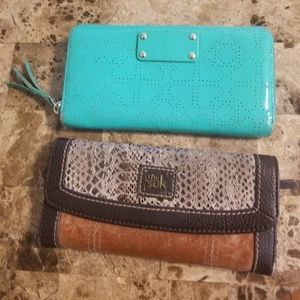 Kate spade and the sak wallet